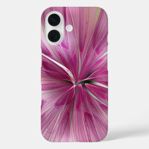 Coques iPhone 16 Housse de téléphone Fleur sauvage Pink Star