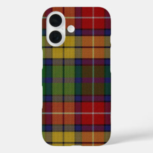 Coques iPhone 16 Housse de téléphone officielle tartan Buchanan