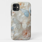 Coques Case-Mate iPhone Housse de téléphone Papillons Pastel Floraux (Dos)