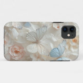 Coques Case-Mate iPhone Housse de téléphone Papillons Pastel Floraux (Dos (Horizontal))