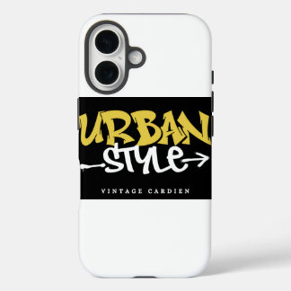 Coques iPhone 16 Housse de téléphone premium imprimée de style urba