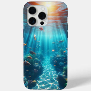 Coque iPhone 15 Pro Max Housse de téléphone Profondeurs de l'Océan