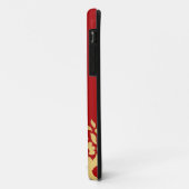 Coques Case-Mate iPhone Housse rouge indien Paisleys pour iPhone 5 (Dos/Gauche)