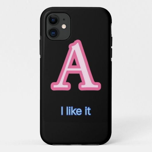 Coques Case-Mate iPhone Housse téléphonique monogramme "A" élégante - Élég (Dos)