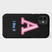 Coques Case-Mate iPhone Housse téléphonique monogramme "A" élégante - Élég (Dos (Horizontal))