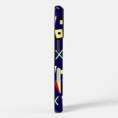 Coques Case-Mate iPhone Housses de téléphone bleu foncé avec drapeaux naut (Verso / Droite)