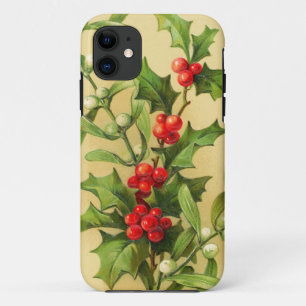 Case-Mate iPhone Case Houx vintage de Noël