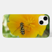 Coques Case-Mate iPhone Hoverfly et californien Poppy (Verso (horizontal))