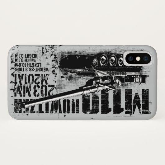 Coques Case-Mate iPhone Howitzer M110 (Dos (Horizontal))