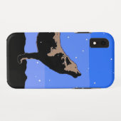 Coques Case-Mate iPhone Howling Wolf en hiver - Art faunique original (Dos (Horizontal))