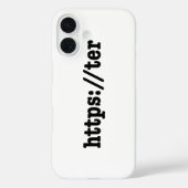 Coques Case-Mate iPhone https://ter / code html (Verso)
