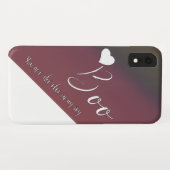 Coques Case-Mate iPhone Huez le cas rose de XR d'iPhone (Dos (Horizontal))