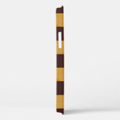 Coques Case-Mate iPhone HUFFLEPUFF™ Check Plaid Motif (Verso / Droite)