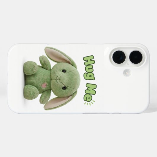 Coques Case-Mate iPhone Hug Me Bunny iPhone 16 Case (Verso (horizontal))