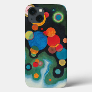 iPhone 13 Case Huile Abstraite de Kandinsky Deepened Impulse sur 