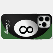 Coques Case-Mate iPhone Huit Ball Pool Jeu Personnalisé (Verso (horizontal))