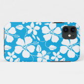 COQUES Case-Mate iPhone HULA HAÏIENNE (HIBISCUS) BLEU (Dos (Horizontal))