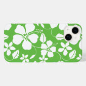 COQUES Case-Mate iPhone HULA HAÏIENNE (HIBISCUS) LIME (Verso (horizontal))