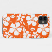 COQUES Case-Mate iPhone HULA HAÏIENNE (HIBISCUS) ORANGE (Dos (Horizontal))