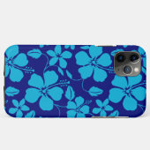 COQUES Case-Mate iPhone HULA HAWAIEN (HIBISCUS) BLEU FONCÉ/CLAIR (Dos (Horizontal))