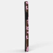 COQUES Case-Mate iPhone HULA HAWAIEN (HIBISCUS) BRUN/ROSE (Dos/Droite)