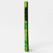 COQUES Case-Mate iPhone HULA HAWAIEN (HIBISCUS) CITRON VERT (Dos/Gauche)