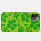 COQUES Case-Mate iPhone HULA HAWAIEN (HIBISCUS) CITRON VERT (Dos (Horizontal))