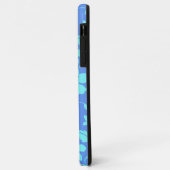COQUES Case-Mate iPhone HULA HAWAIEN (HIBISCUS) PERVENCHE/TEAL (Dos/Gauche)
