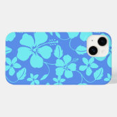 COQUES Case-Mate iPhone HULA HAWAIEN (HIBISCUS) PERVENCHE/TEAL (Verso (horizontal))