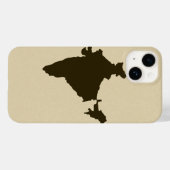 Coques Case-Mate iPhone Humeurs d'épices au chocolat Inde (Verso (horizontal))