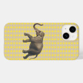 Coques Case-Mate iPhone Humeurs d'épices de moutarde points avec éléphant (Verso (horizontal))