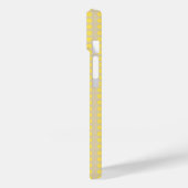 Coques Case-Mate iPhone Humeurs d'épices moutarde points avec monogramme (Verso / Gauche)