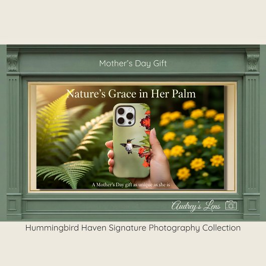 Coques Case-Mate iPhone Hummingbird | Floral Phone Case Mother's Day