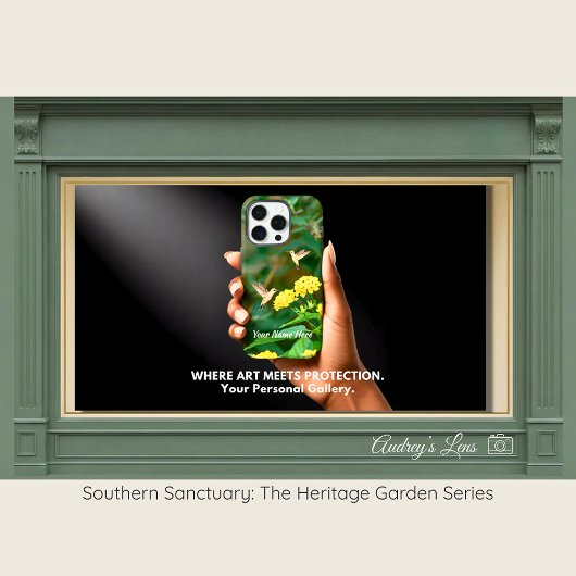 Coques Case-Mate iPhone Hummingbird & Lantana Floral iPhone Case