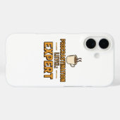 Coques Case-Mate iPhone Humorous Procrastinator with Coffee (Verso (horizontal))