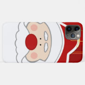 Coques Case-Mate iPhone Humour de Noël du Père Noël (Dos (Horizontal))
