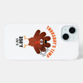 Coques Case-Mate iPhone Humour de Thanksgiving Blague de dinde drôle (Verso (horizontal))
