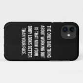 Coques Case-Mate iPhone Humour d'entraînement - Corps contre visage - Gymn (Dos (Horizontal))