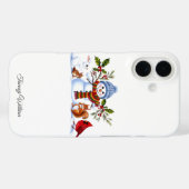 Coques Case-Mate iPhone Humour drôle tendance moderne Joyeux Noël (Verso (horizontal))