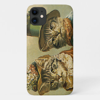 Case-Mate iPhone Case Humour vintage, Chats de mariée victorienne en Cas