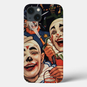 Etui iPhone Case-Mate Humour vintage, clowns de cirque riants et police