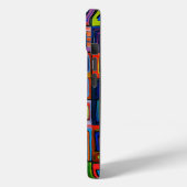 Coques Case-Mate iPhone Hundertwasser Inspiré Des Carrés Vibrants (Verso / Gauche)