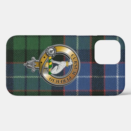 Coques Case-Mate iPhone Hunter Tartan & Badge (Verso (horizontal))