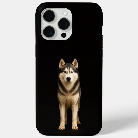 Coques Case-Mate iPhone Husky Elite Glacé Noir 4 Luxe iPhone 15 Pro Max (Verso)