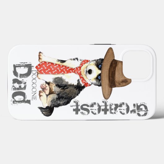 Coques Case-Mate iPhone Husky Papa (Verso (horizontal))