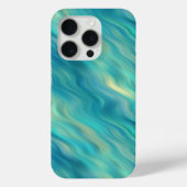 Coques Case-Mate iPhone Hydrangea bleu texture ondulée (Verso)