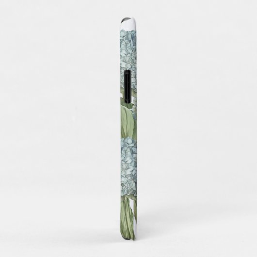 Coques Case-Mate iPhone Hydrangea Bleue (Dos/Droite)
