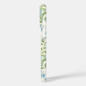 Coques Case-Mate iPhone Hydrangea Bleue Monogramme Aquarelle (Verso / Gauche)