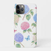 Coques Case-Mate iPhone Hydrangea Floral Aquarelle (Dos)