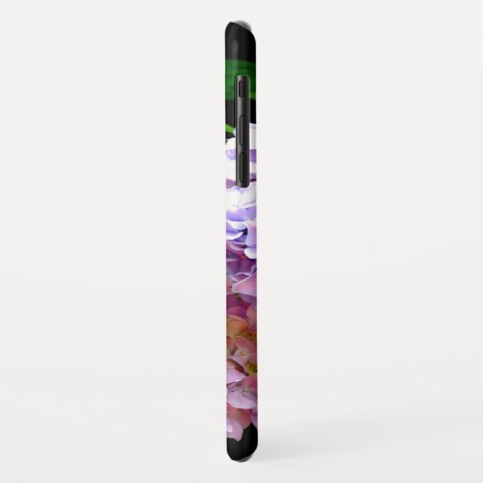 Coques Case-Mate iPhone Hydrangea garden, rose, bleu, purple floral (Dos/Gauche)